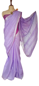 Khadi Linen Saree SILK ZONE